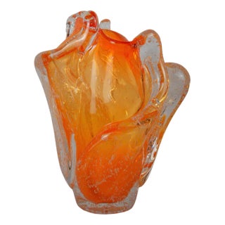 Amorphous Eco-Crystal Vase from BF Glass Studio, 2017 For Sale