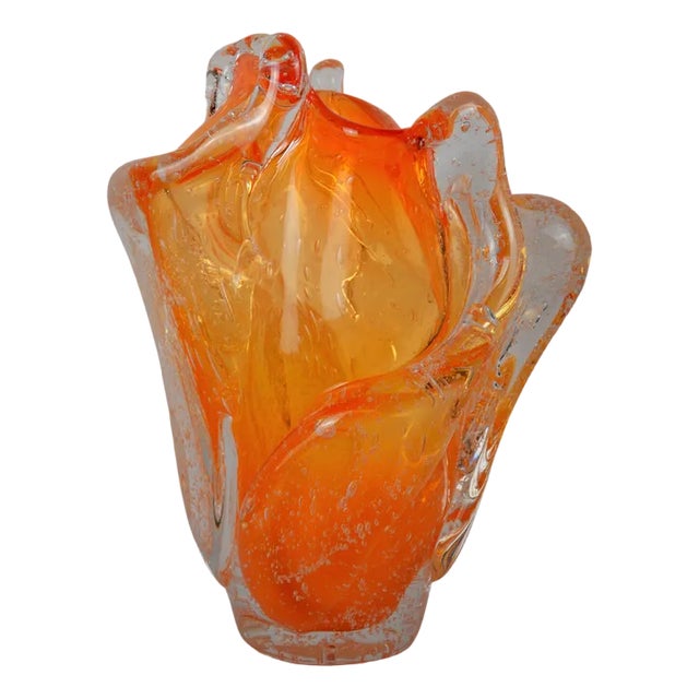 Amorphous Eco-Crystal Vase from BF Glass Studio, 2017 For Sale