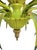 Vintage Custom Hand Painted Palm Beach Regency Pink Green Pineapple 6 Light Chandelier W/ Striped Shades For Sale - Image 12 of 12