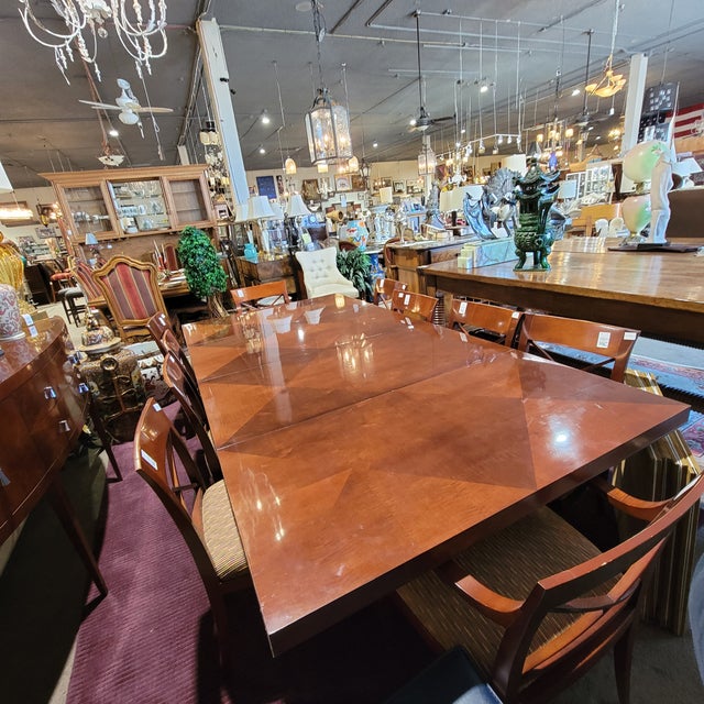 Archetype Dining Table & 10 Chairs by Michael Vanderbyl for Baker Furniture Chairish