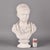 Neoclassical Vintage Plaster Bust of a Woman in Classical Drapery For Sale - Image 3 of 12