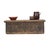 Antique Rustic Folk Art Spanish Carved Chest For Sale - Image 10 of 12