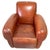 Mid 20th Century Oversized French Modern Leather Club Chair, France, Circa 1960s For Sale - Image 5 of 18