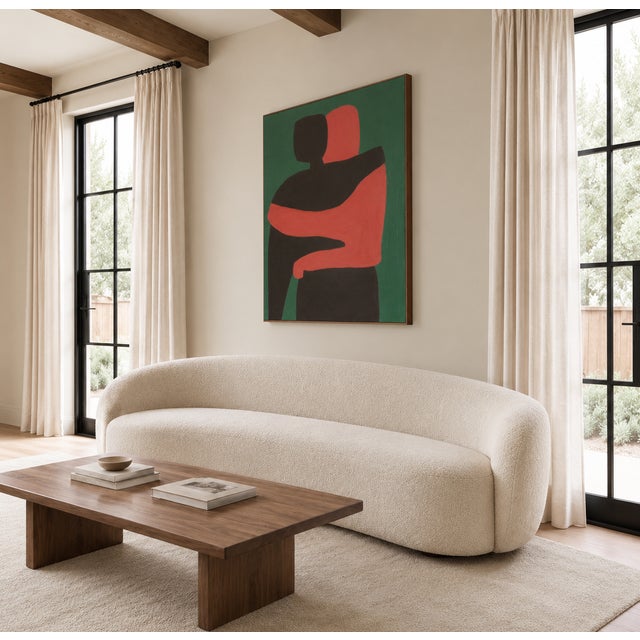Contemporary Bodasca, Can I Hold You Version Verte, 2026, Canvas For Sale - Image 3 of 11