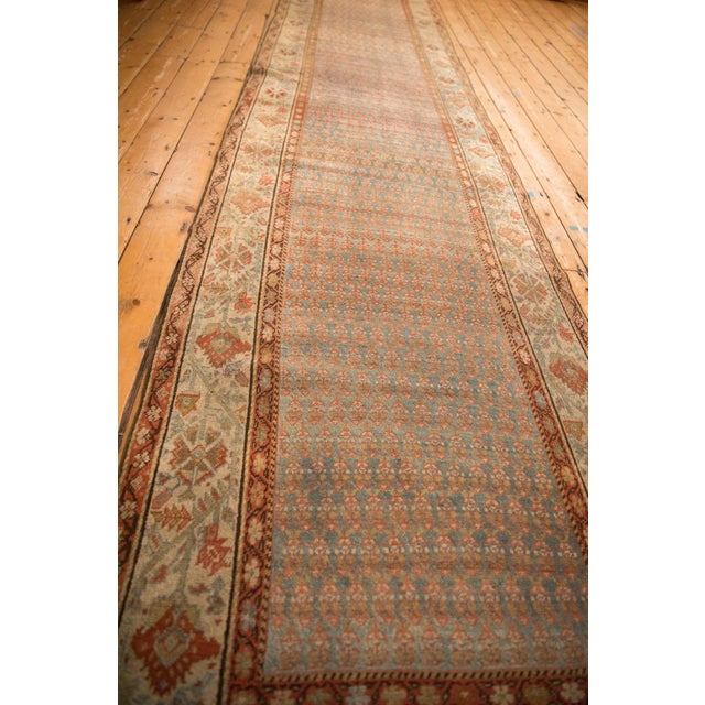 Traditional Vintage Distressed Bijar Rug Runner - 3'5" x 16'3" For Sale - Image 3 of 9