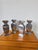 Metal Vintage Vases in Aluminum, 1970s, Set of 4 For Sale - Image 7 of 18