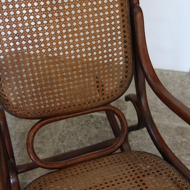 Wood Vintage Rocking Chair by Michael Thonet, 1970s For Sale - Image 7 of 18