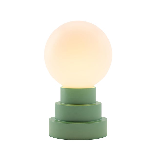 GLOBE Rechargeable Cordless LED Table Lamp, 3-Levels Brightness Touch Sensor Control, Moss For Sale - Image 11 of 14