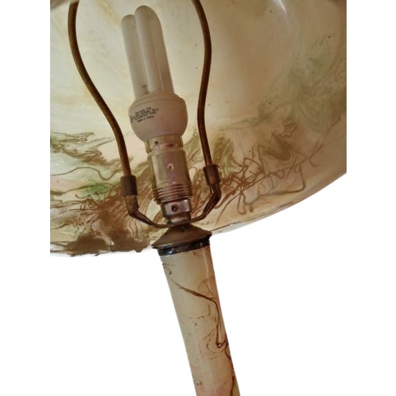 Early 20th Century Early 20th Century Art Noveau Glass Table Lamp For Sale - Image 5 of 5