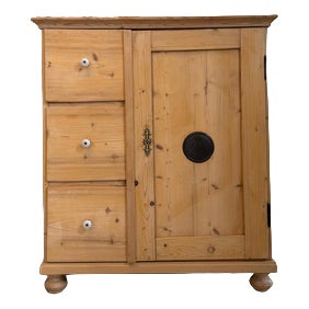 Rustic Farmhouse Bread Buffet, 1890s For Sale