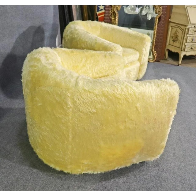 Wild Mid-Century Club Chairs - A Pair For Sale - Image 4 of 7