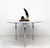 Laverne International Katavalos, Littell, and Kelley 48" Dining Table, Carrara Marble, Laverne, 1960's For Sale - Image 4 of 6