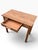 Wood Vintage Solid Oak One-Drawer Writing Desk or Console Table, Refinished For Sale - Image 7 of 11