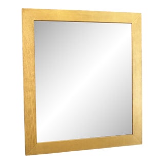 Antique Golden Oak Mirror For Sale