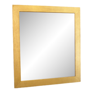 Antique Golden Oak Mirror