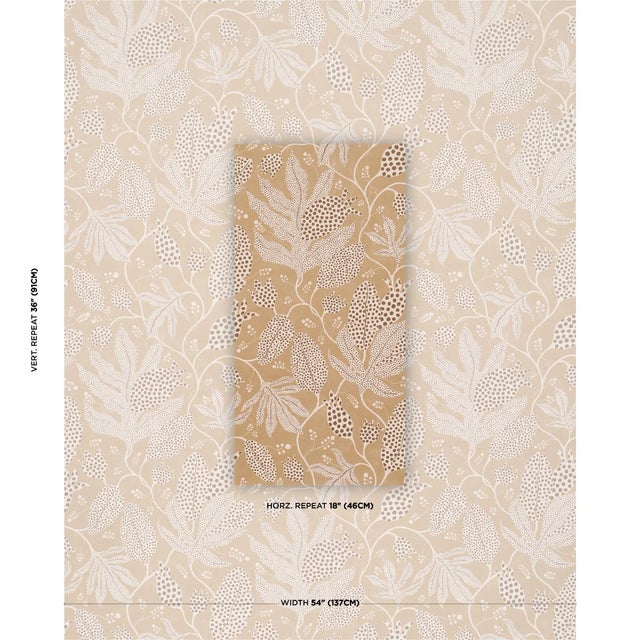 To create polka dot jungle, a leafy, large-scale botanical fabric featuring an upbeat, fanciful aesthetic, design maven...