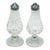 1990s Waterford Crystal “Glengariff” Pattern Salt and Pepper Shakers 6" (Never Used) For Sale