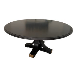 Old Biscayne Designs Avery Dining Table W/Pedestal Base For Sale
