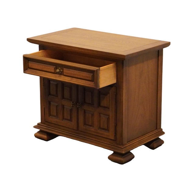 Wood Thomasville Furniture Monterey Collection Spanish Mediterranean 27" Nightstand 430-130 For Sale - Image 7 of 12