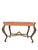 Antique Louis XV Style Carved Console Table With Pink Marble Top For Sale - Image 4 of 8