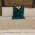 Contemporary Green Handmade Adire (Tie-Dye) Decorative Throw Pillow Cover For Sale - Image 3 of 7