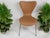 Mid-Century Stackable Dining Reception Chairs in the style of Fritz Hansen, Set of 7 For Sale - Image 6 of 13