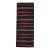1970s Vintage Handmade Wool Cotton Dark Blue Runner Rug For Sale