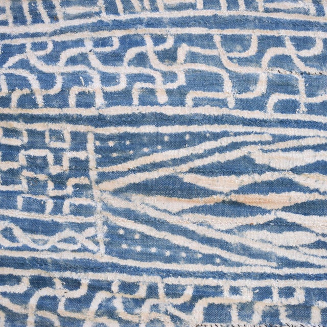 Late 20th Century Late 20th Century Vintage African Ndop Textile For Sale - Image 5 of 8