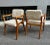 Set of Armchairs with Dark Wood Frame and White Bouclé Fabric, 2000s For Sale - Image 11 of 18
