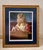 Vintage Elegantly Professionally Framed and double matted print titled "Secret Admirer" by American realist artist Jim...