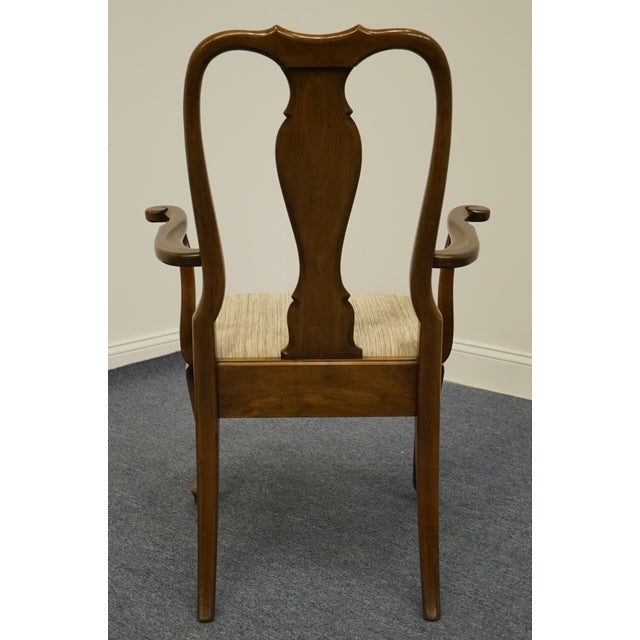 Ethan Allen Court Solid Cherry Splat Back Arm Chair Chairish