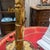 Gold Mid-Century Modern Gilt-Metal Palm Tree Table Lamp in the Style of Maison Jansen For Sale - Image 8 of 8