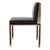 "Victoria" Chair With Stainless Steel, Bronze and Woven Leather For Sale - Image 9 of 13