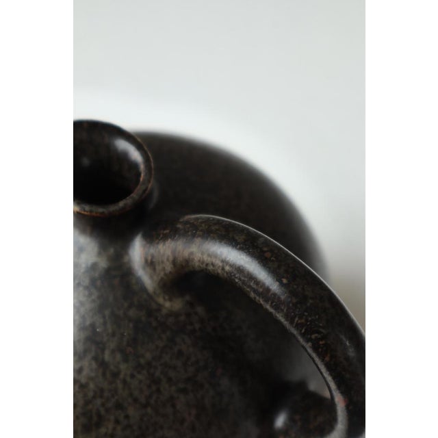 Scandinavian Modern Stoneware Jug attributed to Saxbo, Denmark, 1930s For Sale - Image 9 of 14