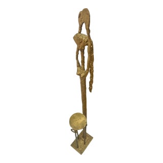 Tall 1970's Brutalist Female Figure | Alberto Giacometti For Sale