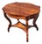 19th Century American Empire Flame Mahogany Center Table. For Sale