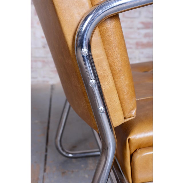 Bauhaus Armchairs in Beech and Chrome attributed to Mücke-Melder, Czechoslovakia, 1930s, Set of 2 For Sale - Image 10 of 18