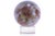 Mid-Century Modern Jasper Gray Red Stone Sphere W/Stand For Sale - Image 3 of 4