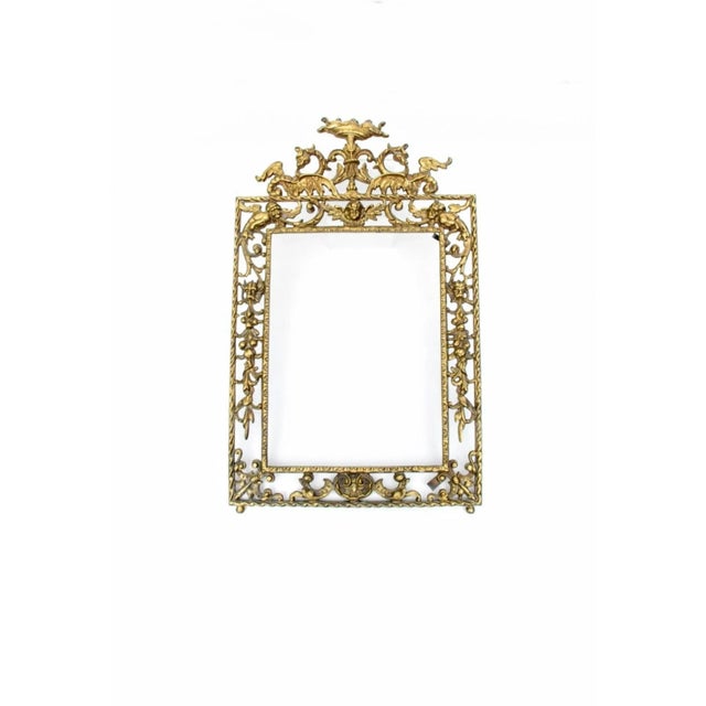19th Century Spanish Gilt Bronze Picture Frame For Sale - Image 11 of 11