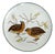 Plate with Hand-Painted Bird Decoration from Gien, France, 1960s For Sale