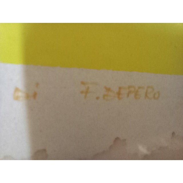 Fortunato Depero for Area Studio, Smoker N1 Lucky, 1980s, Color Lithograph For Sale - Image 6 of 12