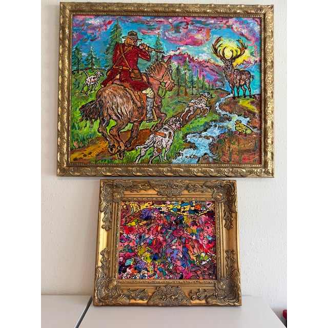 Original Abstract Painting Serg Graff "Mystic Mana Gerie" Fantasy Surreal Coa For Sale - Image 9 of 11