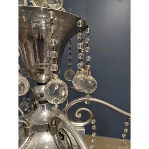 Art Deco Style Chandelier For Sale - Image 4 of 7