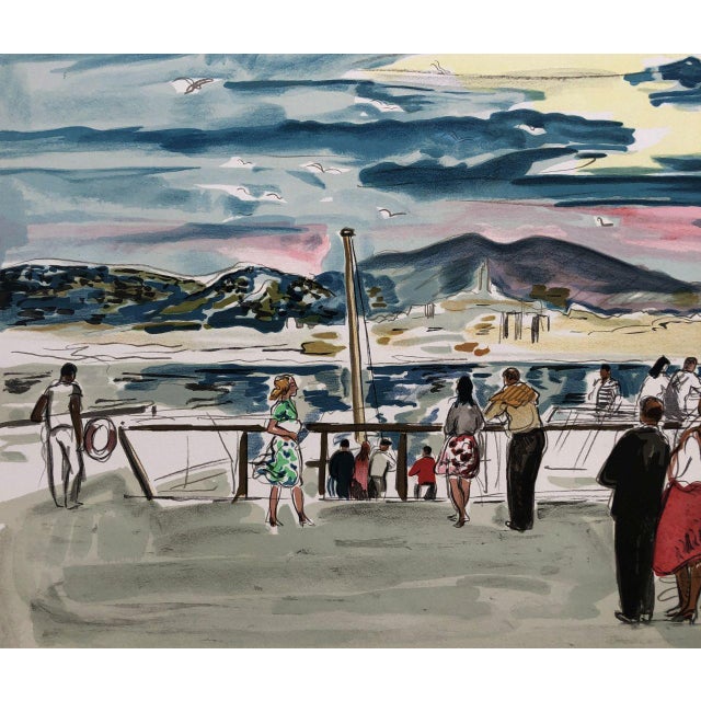 Yves Brayer, The Cornice, Original Signed Lithograph For Sale - Image 5 of 8