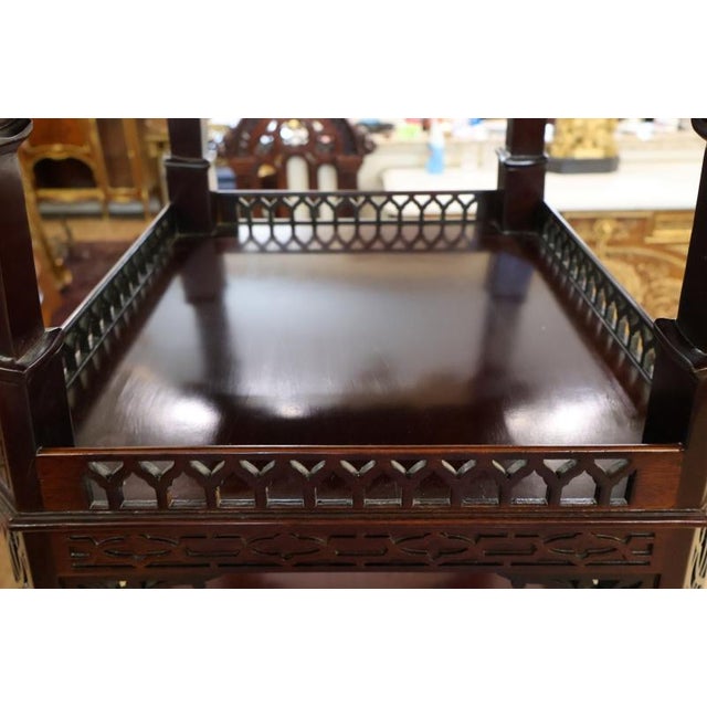 Kindel Varney & Sons Chinese Chippendale Etagere Pagoda Vitrine For Sale - Image 10 of 18