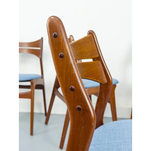 Danish Teak Dining Chairs by Erik Buch for Chr. Christensens Møbelfabrik, 1960s, Set of 6 For Sale - Image 6 of 18
