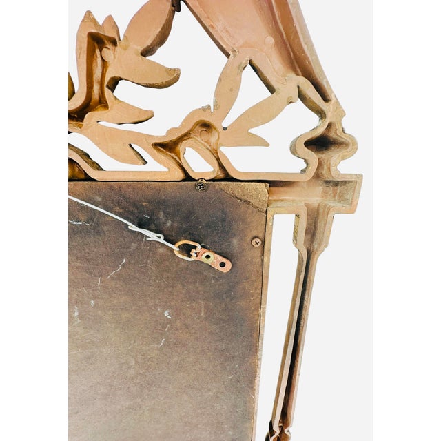 Rare Grand Scale 43" Mid-Century American Federal Eagle Mirror by Burwood For Sale - Image 13 of 18