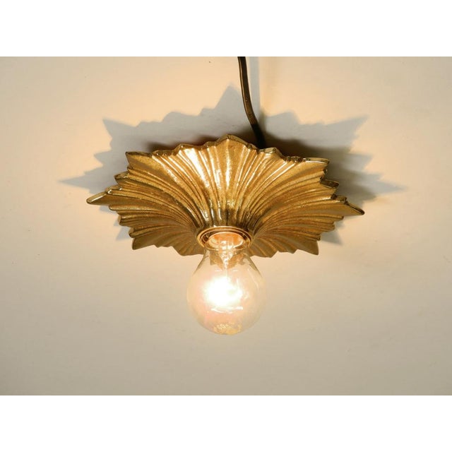 1960s Space Age Star Ceiling Lamps in Bronze, 1960s For Sale - Image 5 of 16