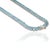 Metal 52.42 Ct Certified Natural Blue Topaz Tennis Necklace & Drop Earrings Set, 3 Pieces For Sale - Image 7 of 17