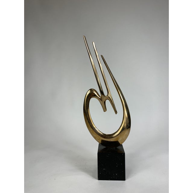 Metal Abstract Bob Bennett Bronze Sculpture For Sale - Image 7 of 7